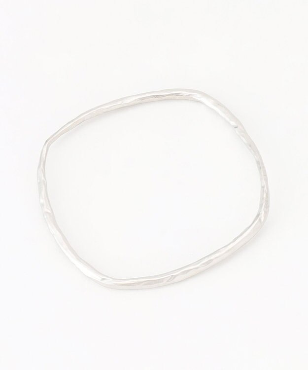 自由区 フレームスクエア バングル シルバー系