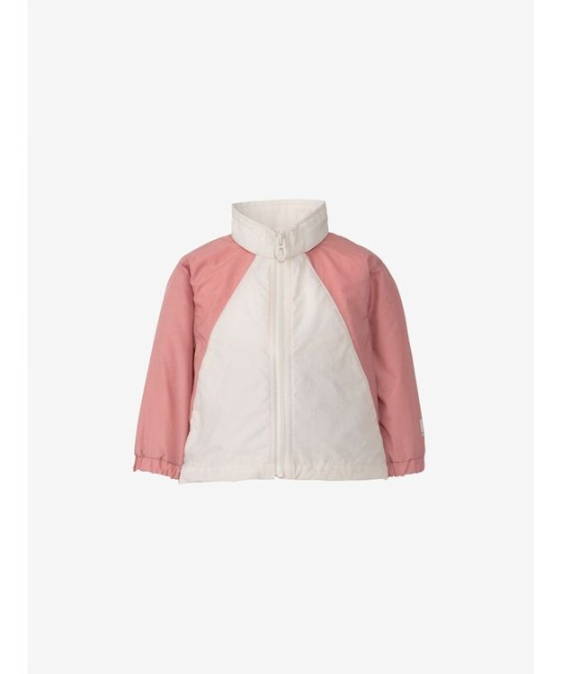 HELLY HANSEN 【はっ水・高視認性・クイックフリー・記名ラベル付・フード取り外し可】ベビー ヴォーゲンジャケット アネモネピンク×アイボリー