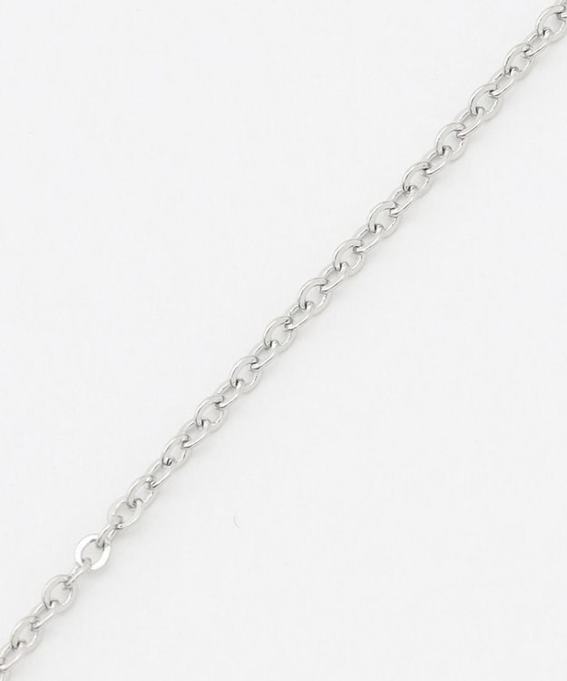 TOCCA GLITTER RIBBIN NECKLACE ネックレス シルバー×パール系