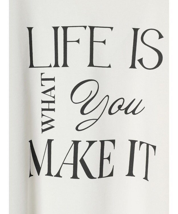 AMERICAN HOLIC Ｌｉｆｅ＆Ｔｉｍｅ　ロゴカットプルオーバー Off White