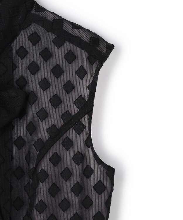 TOCCA SQUARE VEIL DRESS ドレス ブラック系5