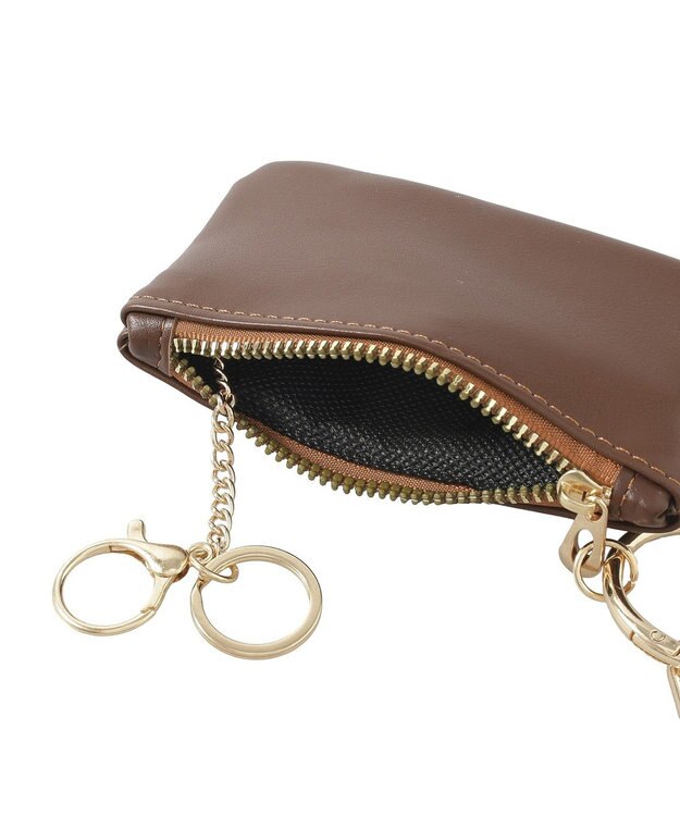 Green Parks タッセルポーチチャーム Brown