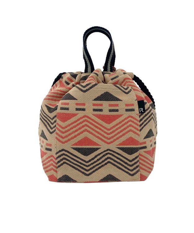 ROOTOTE 1241【巾着タイプ】LT.デリ.エスニックパターン-A 02：ジグザグ