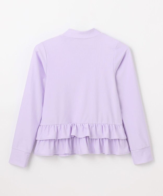 ANY KIDS 裾フリル　ラッシュガード ラベンダー