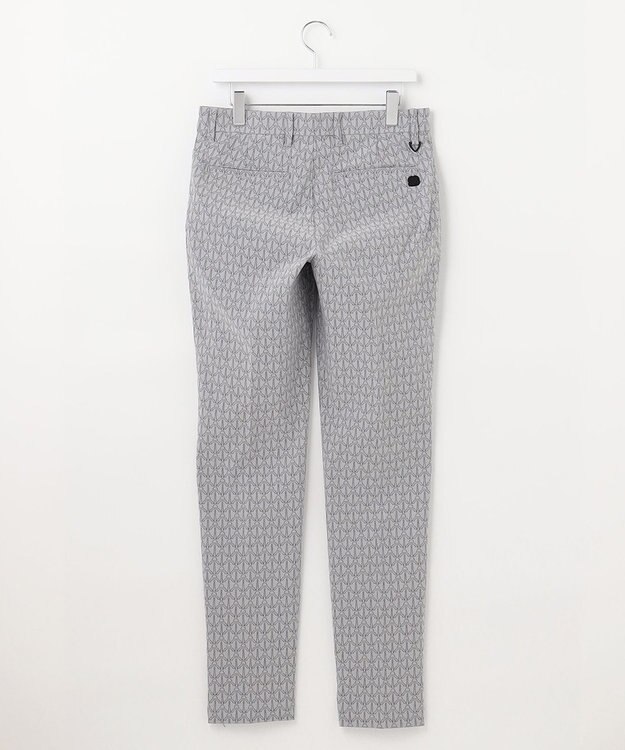 23区GOLF 【MEN】【ストレッチ】エッフェル塔柄 ジャガードパンツ ライトグレー系5