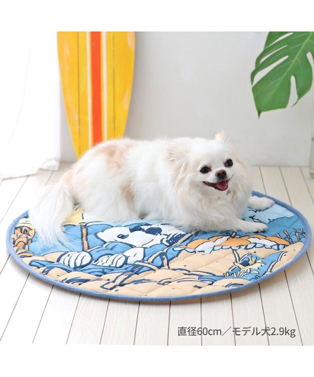 PET PARADISE スヌーピー クールマット 《ビーチ柄》 60cm ビーチ柄