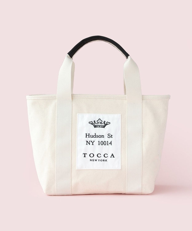 TOCCA 【WEB＆一部店舗限定】TOCCA AVENUE CANVASTOTE キャンバス トートバッグ アイボリー系