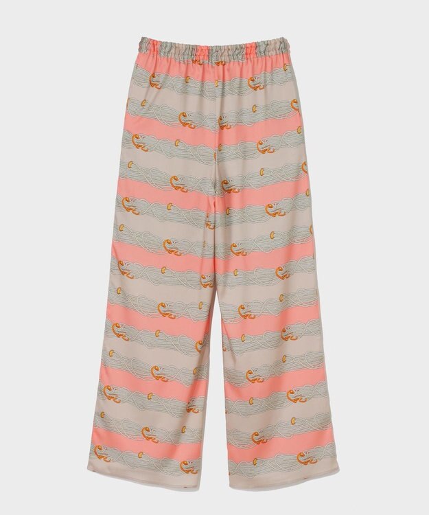 GRACE CONTINENTAL ロープボーダーパンツ ピンク