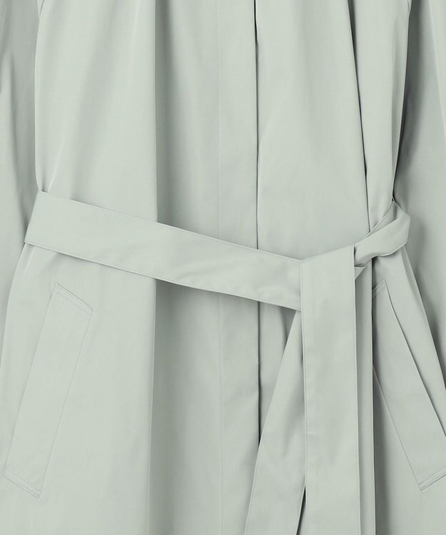 自由区 L 【洗える】メモリーノーカラー コート ミント