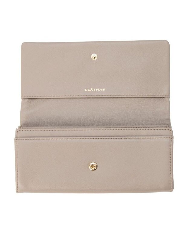 CLATHAS リラン かぶせ長財布 ベージュ
