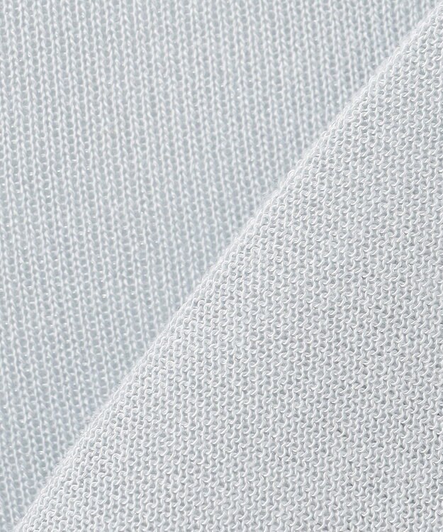 23区 S 【洗える】シャイニーシアー ドルマンスリーブ カーディガン スカイブルー系