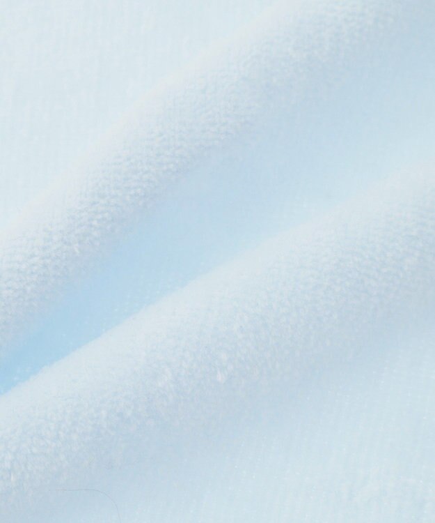 Maison de FLEUR シェル刺繍タオルハンカチ Light Blue