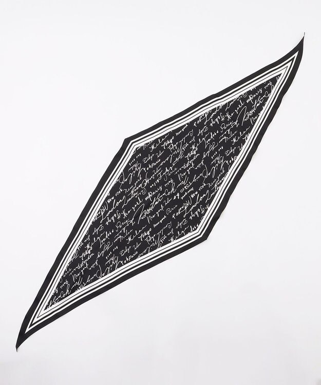 ICB 【30th ANNIVERSARY】5cityプリントスカーフ ブラック系