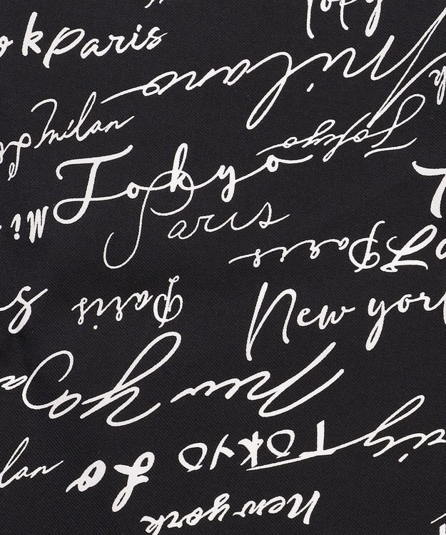 ICB 【30th ANNIVERSARY】5cityプリントスカーフ ブラック系