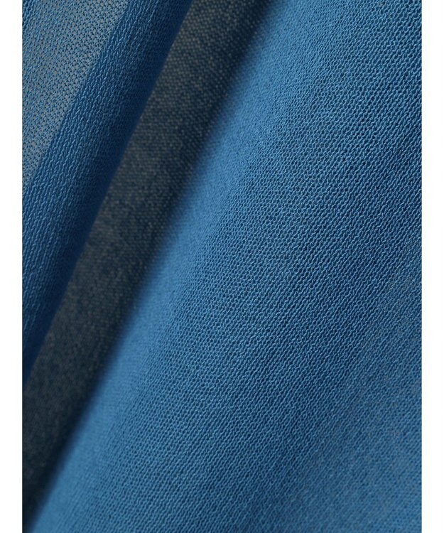 CRAFT STANDARD BOUTIQUE シアーニットトッパーカーディガン Blue
