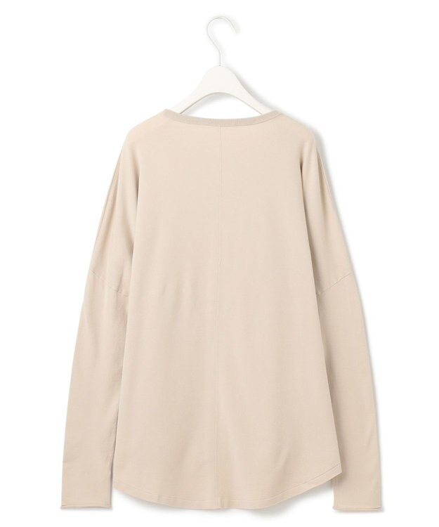 ICB 【洗える】ヴィスコースワイド プルオーバー トープ系