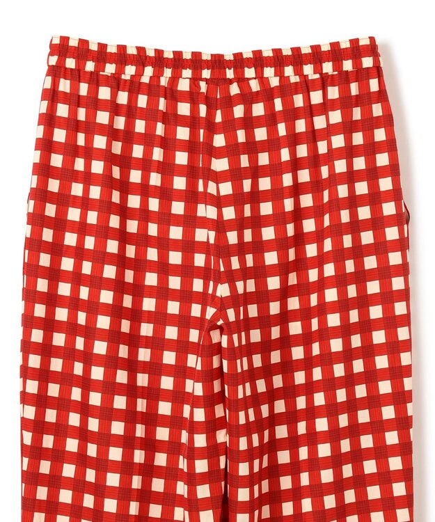 JOSEPH ヴィシー コットンシルク　クロップドトラウザーズ Crimson Combo