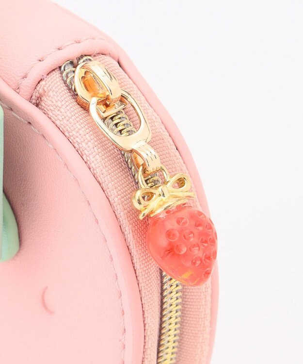 ANY KIDS 【Strawberry Collection】カラビナ付きいちごポーチ ピンク