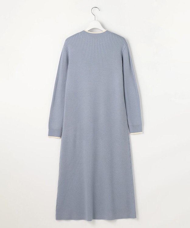 ANY SIS S 【2SET】ニット ボレロ × ワンピース セット ライトブルー×アイボリー