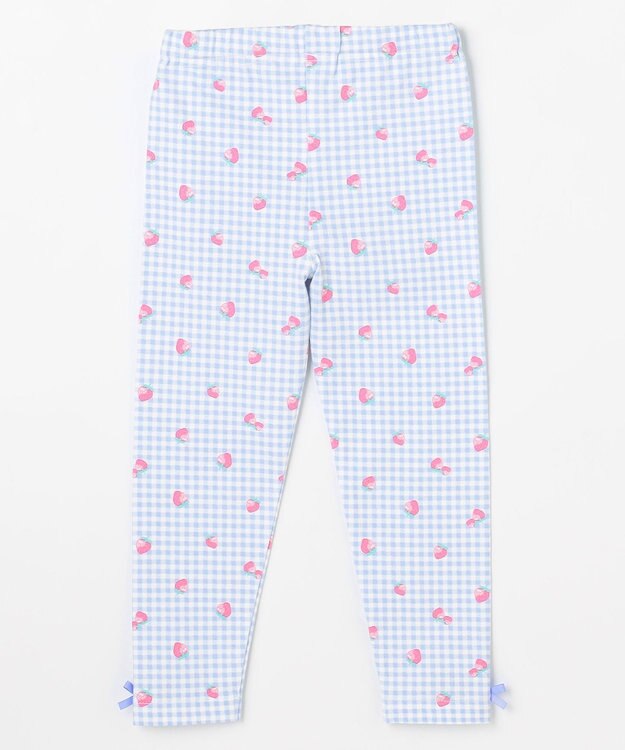 ANY KIDS 【Strawberry Collection】いちごレギンス サックスブルー
