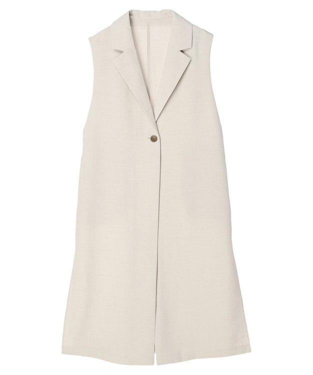 earth music&ecology ロングジレ Beige