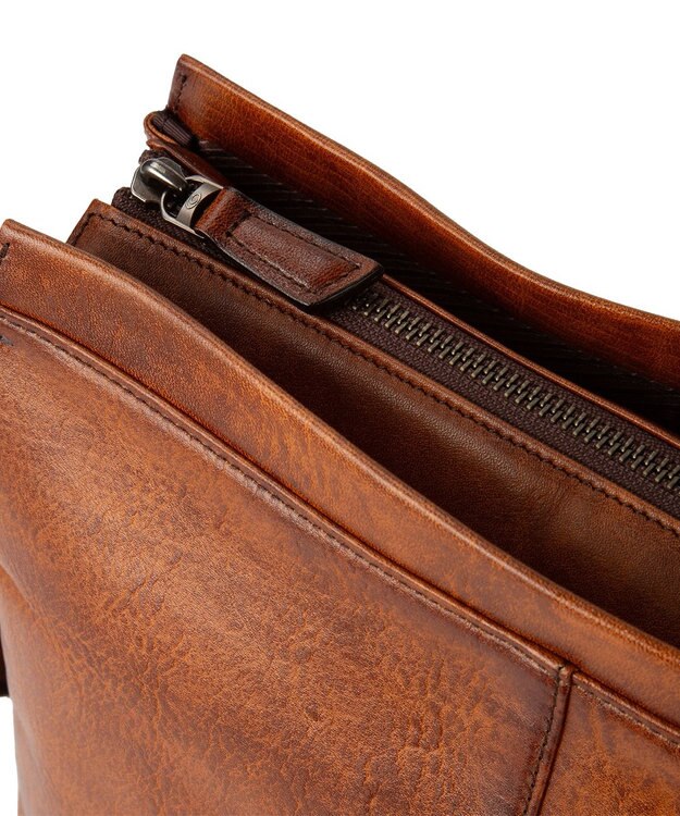 ACE BAGS & LUGGAGE LO HOMME PRESSE アルカイック 本革 日本製 ショルダーバッグ 縦型 71862 ロ・オム・プレッセ ブラウン