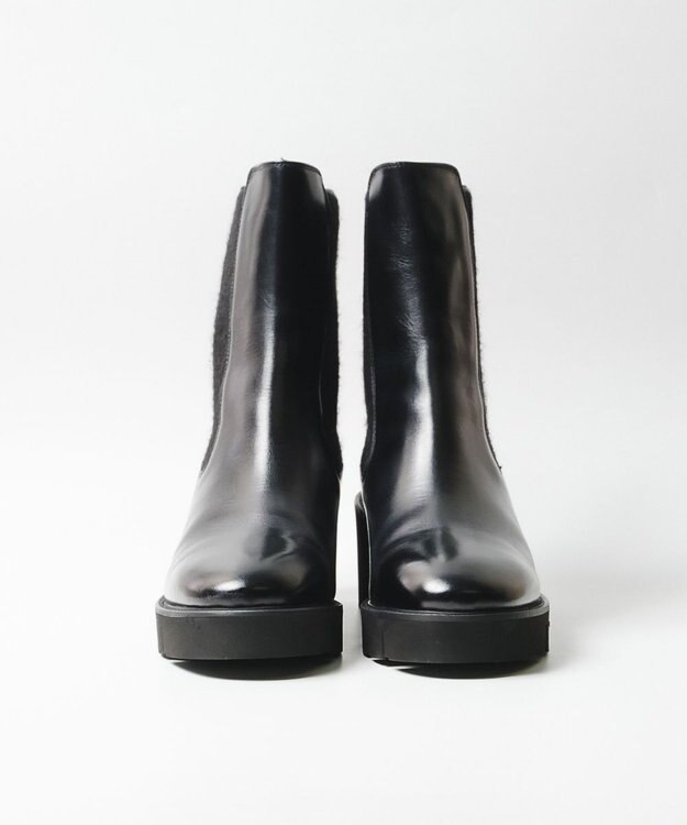 BONTRE 【イタリア製/本革】【LucaGrossi/ルカグロッシ】厚底サイドゴアブーツ/H616T-VA ブラック