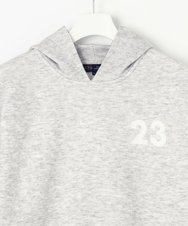 23区GOLF 【MEN】ダブルフェイスフーディー ライトグレー系