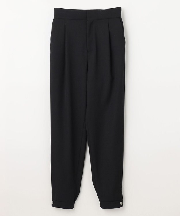 NAVE ウールポリエステルツイル パンツ ブラック系