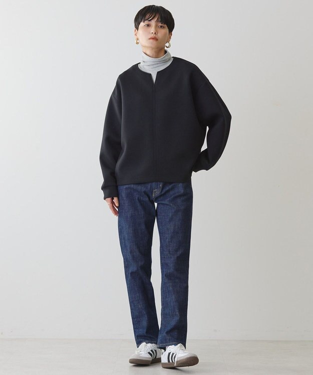 AMERICAN HOLIC スキッパーポンチプルオーバー Black