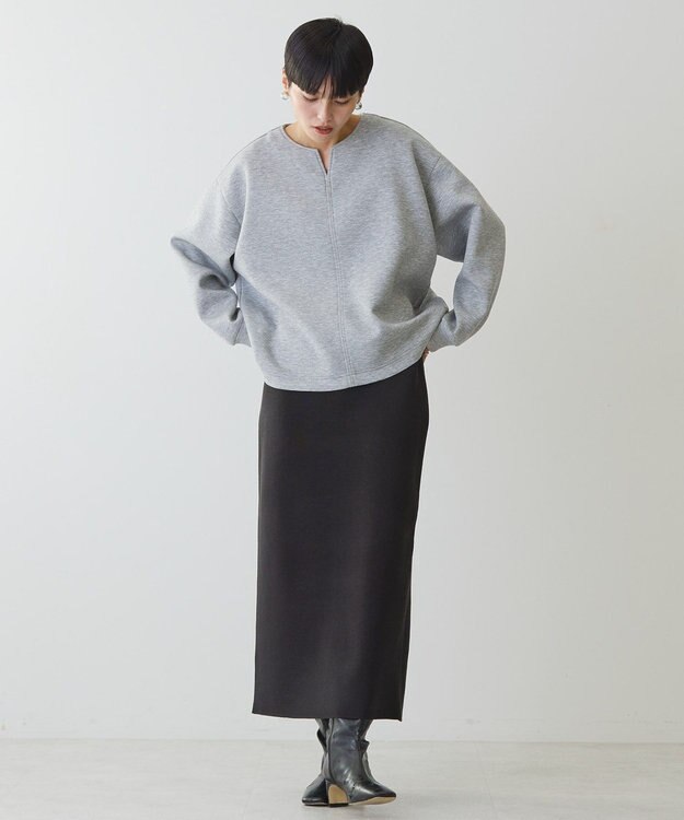 AMERICAN HOLIC スキッパーポンチプルオーバー Light Gray Mixture