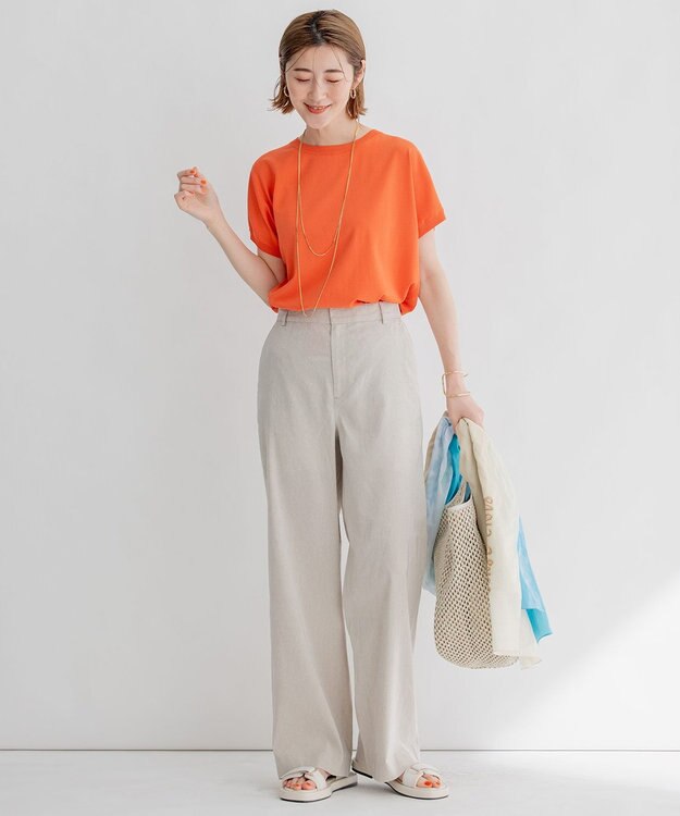 23区 MARCO MASI ラフィア トートバッグ アイボリー