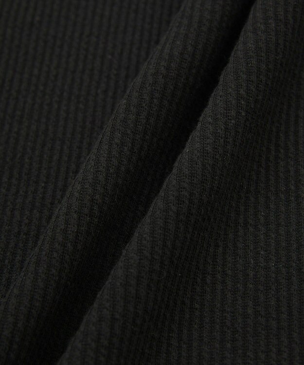 earth music&ecology セルフカットテレコナロースカート Black