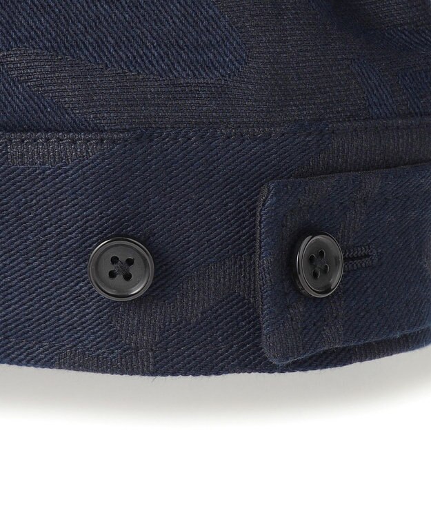 JOSEPH HOMME 【HIGH GRADE LINE】フォークアートジャガード　ジップアップブルゾン ブラック系