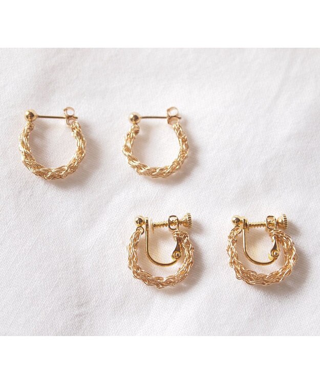 CASUMINO mini hoop ピアス gold
