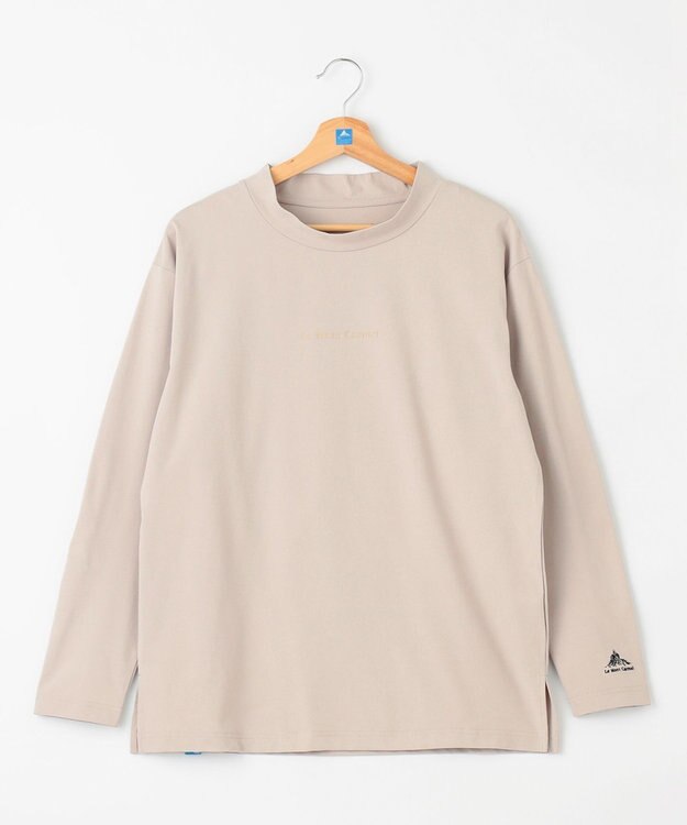 SHARE PARK LADIES 【UVカット・吸水速乾・ストレッチ・軽量 】モックネックＴシャツ ベージュ系