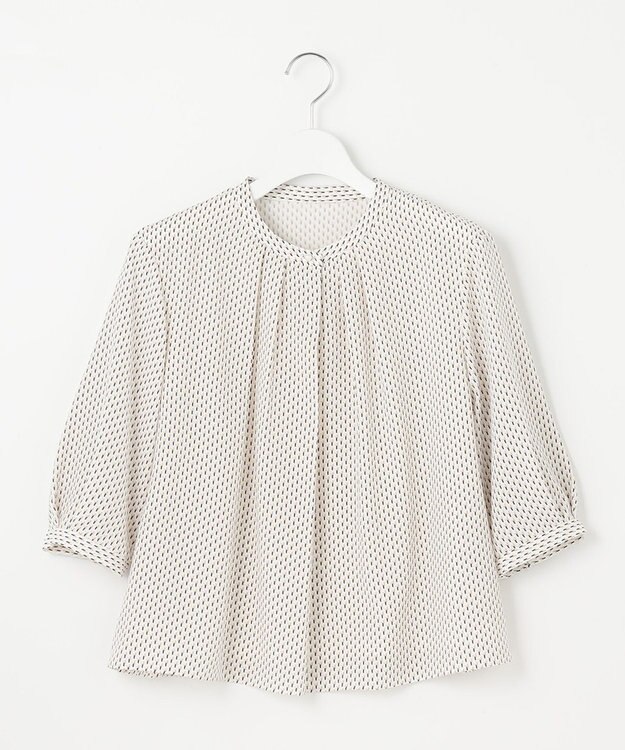 J.PRESS LADIES S 幾何プリント カットソー イエロー系5