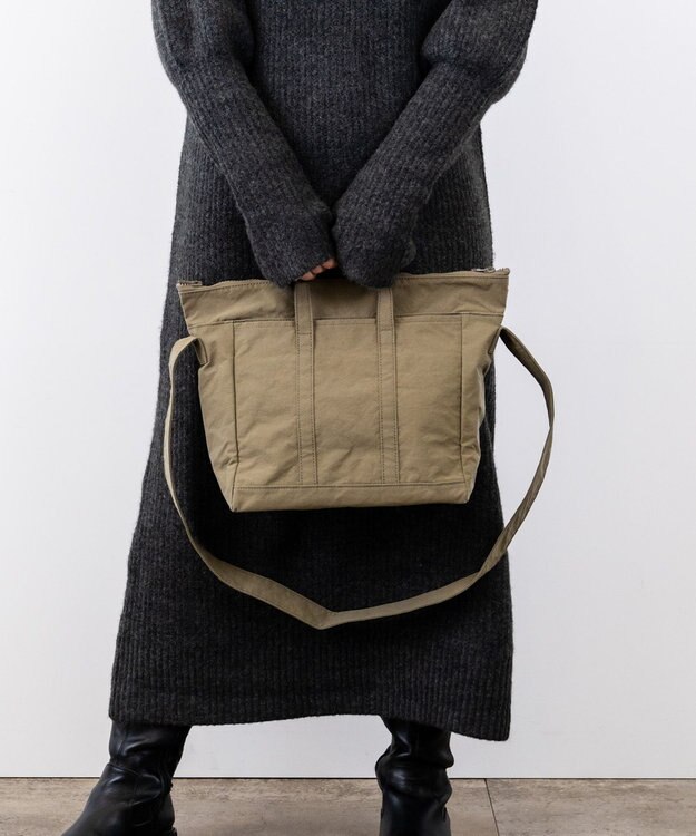 NIZYU KANO 【はまじコラボ】Airyトート Sサイズ カーキ