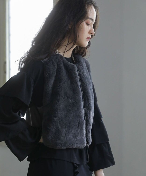 Green Parks ■ＥＳＣＡＲ　フラッフィーベスト Charcoal Gray