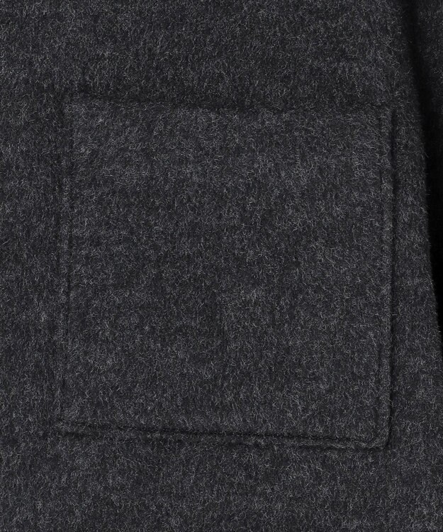 ICB L ウーレットシャギー ブルゾン チャコール