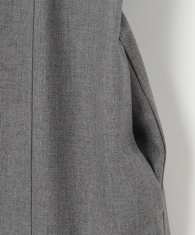 ANY SIS S 【BAILA12月号掲載・貴島明日香さんコラボ】ドッキングビスチェワンピース×インナーセット グレー×ブラック