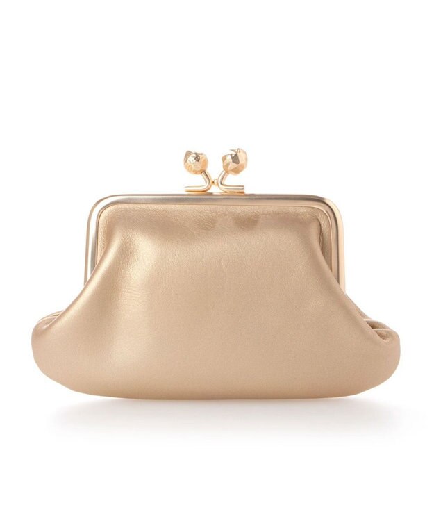 UNBILLION perche フラグメントケース付きアンティーク調ガマグチS ゴールド