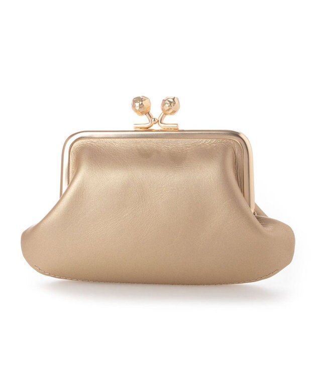 UNBILLION perche フラグメントケース付きアンティーク調ガマグチS ゴールド