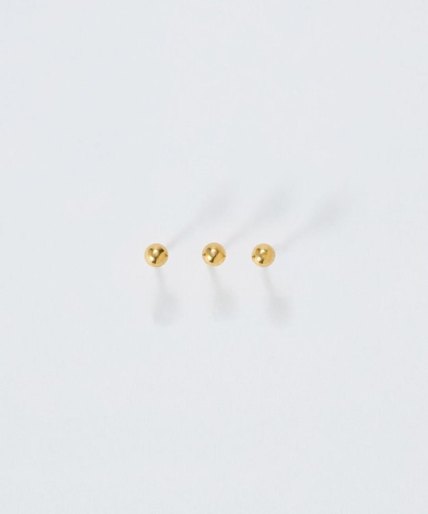 Phoebe 【金属アレルギー対応】3setメタルピアス　ゴールド/サージカルステンレス ゴールド