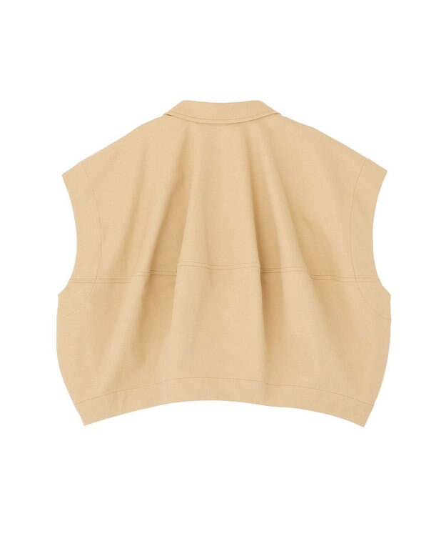 earth music&ecology コクーンフォルムシャツ Beige