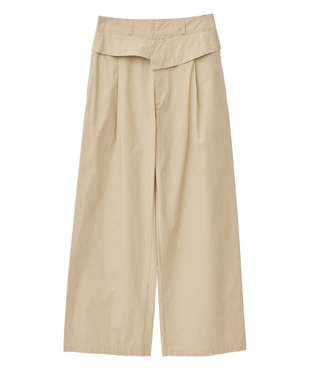 Green Parks ・ＥＬＥＮＣＡＲＥ　ＤＵＥ　ダブルウエストパンツ Beige