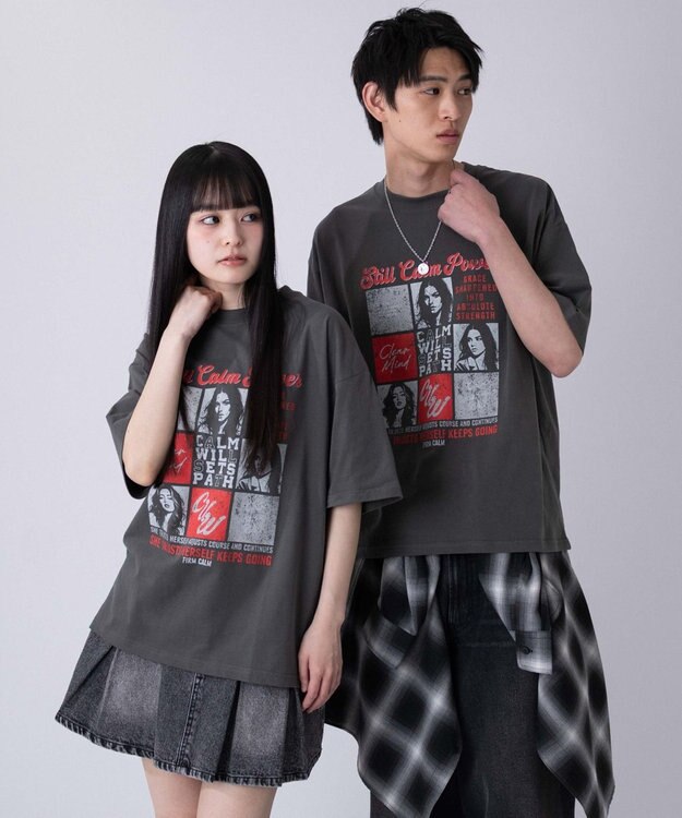 WEGO 【ユニセックス着用ITEM/SMLサイズ展開】アソートグラフィックBIG　T2（SS） 柄6