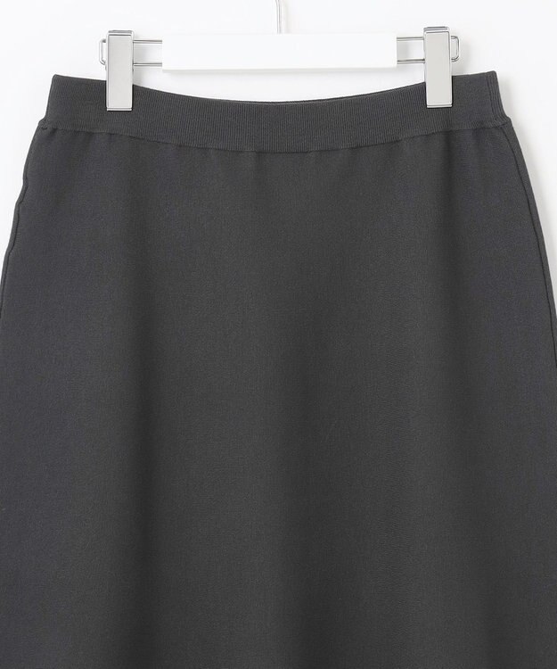 J.PRESS LADIES 【洗える】VIS/PE MILANO ニット スカート グレー系