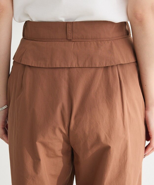 Green Parks ・ＥＬＥＮＣＡＲＥ　ＤＵＥ　ダブルウエストパンツ Brown