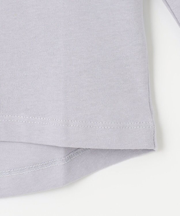 ANY KIDS アートモチーフ 長袖 Tシャツ サックスブルー×イヌ